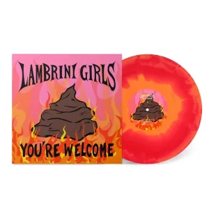 Lambrini Girls You’re Welcome Vinyl LP Red/Orange Colour 2025