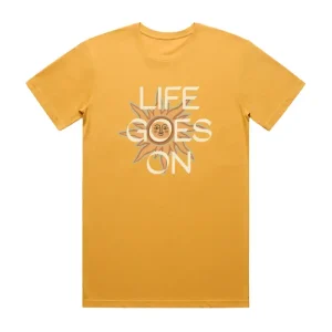 Life Goes On Mustard T-Shirt