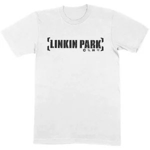 Linkin Park Bracket Logo White Small T-Shirt