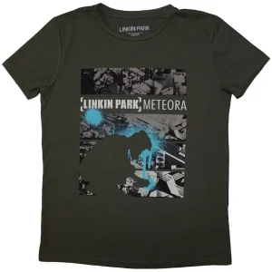 Linkin Park Meteora Drip Collage Green Ladies XX-Large T-Shirt