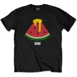Lizzo Watermelon Black Large T-Shirt