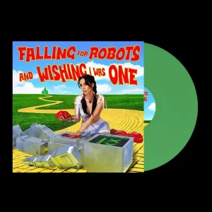 LL Falling for Robots & Wishing I Was One Vinyl LP Emerald City Green Colour 2024