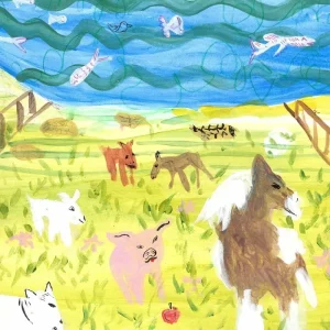 Lots Of Hands Into A Pretty Room Vinyl LP Hazy Green Between Clear Colour 2025