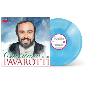 Luciano Pavarotti Christmas With Pavarotti Vinyl LP Blue Colour 2023