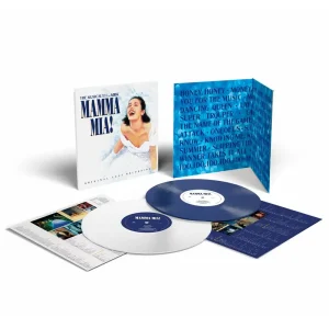 Mamma Mia Original Cast Recording Vinyl LP White and Blue Colour 2025