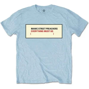 Manic Street Preachers Everything Must Go Blue XX-Large Unisex T-Shirt