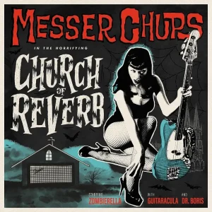 Messer Chups “Church of Reverb” 10-Year Anniversary Vinyl LP Bone Colour 2023