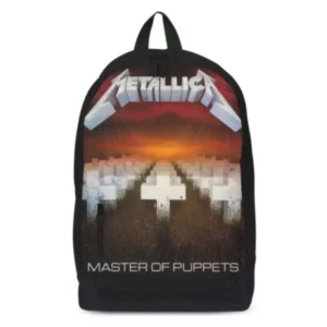 Metallica Master Of Puppets Black Rucksack Bag