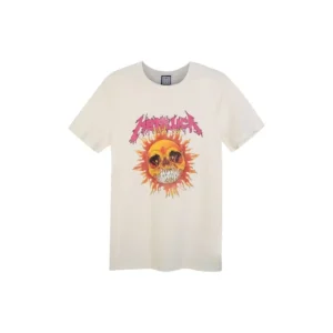 Metallica Neon Sun Amplified Vintage White XXL Unisex T-Shirt