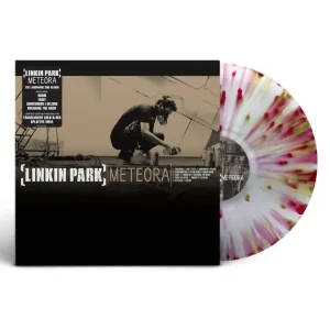 Meteora 1LP Translucent Gold And Red Splatter