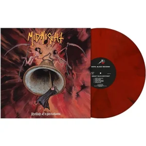 Midnight Hellish Expectations Vinyl LP Crimson Red with Black Smoke Colour 2024