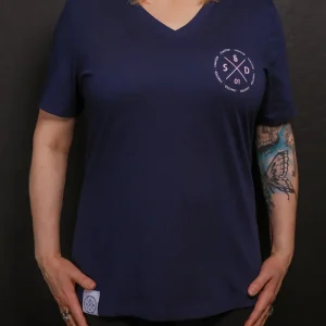 Misfits Womens V-Neck T-Shirt