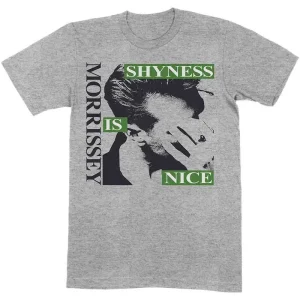 Morrissey Shyness Is Nice Grey Large T-Shirt
