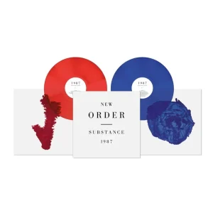 New Order Substance 1987 Vinyl LP Indies Red & Blue Colour 2023