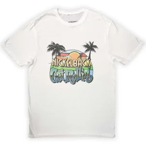 Nickelback Get Rollin’ Sunset White XXL Unisex T-Shirt