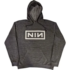 Nine Inch Nails Classic Logo Grey X-Large Unisex Hoodie