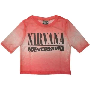 Nirvana Nevermind X-Small Mesh Crop Top