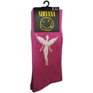 Nirvana Unisex Ankle Socks: In Utero White Angel (Uk Size 7 – 11)