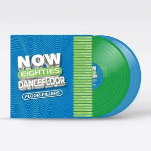 NOW That’s What I Call 80’s Dancefloor: FLOORFILLERS Vinyl LP Blue & Green Colour 2025