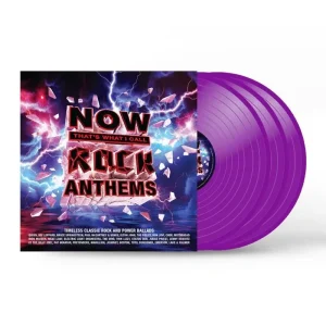 NOW Thats What I Call Rock Anthems Vinyl LP Purple Colour 2024