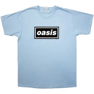 Oasis Decca Logo Light Blue XX-Large T-Shirt