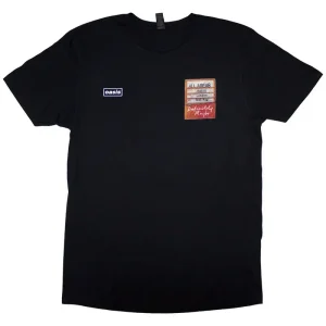 Oasis Definitely Maybe AAA Setlist Black Large T-Shirt