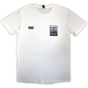 Oasis Definitely Maybe AAA Setlist White Large T-Shirt