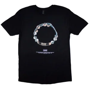 Oasis Definitely Maybe Tambourine Black Small T-Shirt