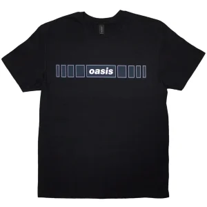 Oasis Horizontal Bars Logo Black Large T-Shirt