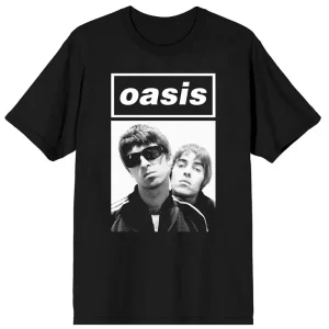 Oasis Noel & Liam Boxed Photo Black Small T-Shirt