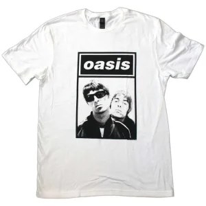 Oasis Noel & Liam Boxed Photo White XX-Large T-Shirt