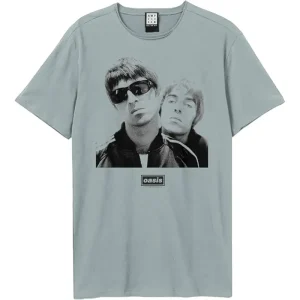 Oasis Noel & Liam Vintage Blue Large T-Shirt