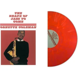 Ornette Coleman The Shape Of Jazz To Come Vinyl LP Red & White Splatter Colour