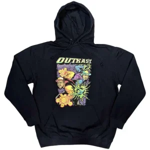 Outkast Superheroes Navy Blue Large Hoodie