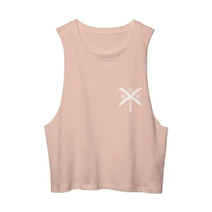 Palm Cross Tank Top (Girls)