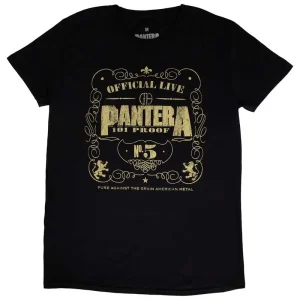 Pantera 101 Proof Black Small Unisex T-Shirt