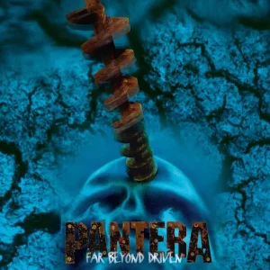 Pantera Far Beyond Driven Vinyl LP Marbled White & Blue Colour