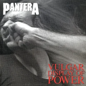 Pantera Vulgar Display Of Power Vinyl LP Marble White & Grey Colour 2021