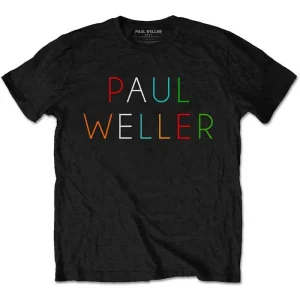 Paul Weller Multicolour Logo Black Medium T-Shirt