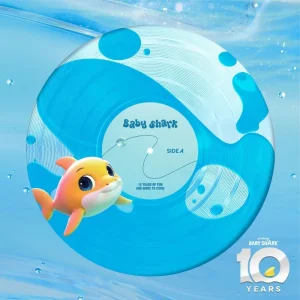 Pinkfong Baby Shark (10 Years) Vinyl LP Liquid Filled 2025