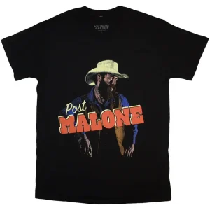 Post Malone Cowboy Black Medium T-Shirt