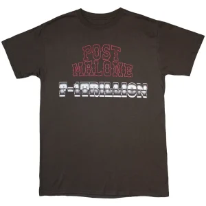 Post Malone F-1 Trillion Charcoal Grey Large T-Shirt