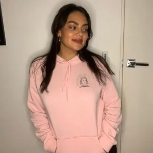 Pretty in Pink Homecoming Llama hoodie