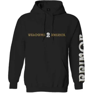 Prince Welcome 2 America Black Large Hoodie