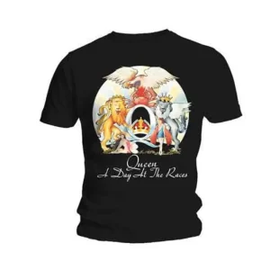 Queen A Day At The Races Black Small T-Shirt