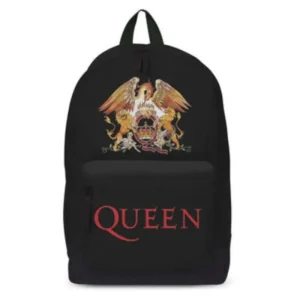 Queen Classic Crest Black Rucksack Bag