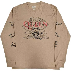 Queen Handwritten Sand Long Sleeve Small T-Shirt