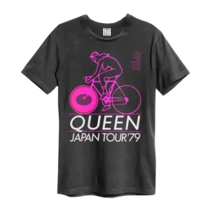Queen Japan Tour 79 Charcoal Grey Small T-Shirt