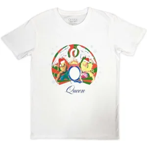 Queen Snowflake Crest White XX-Large T-Shirt