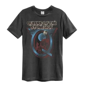 Queens Of The Stone Age Outer Space Charcoal Grey Large T-Shirt